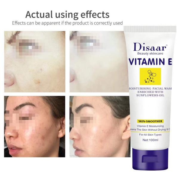 Витамин e лицевого Cleanser OEM пенясь естественный забеливая лицевой Cleanser