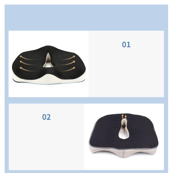Memory Foam Pressure Relief Comfort Seat Cushion Pillow Butt Pads for Maximum Comfort