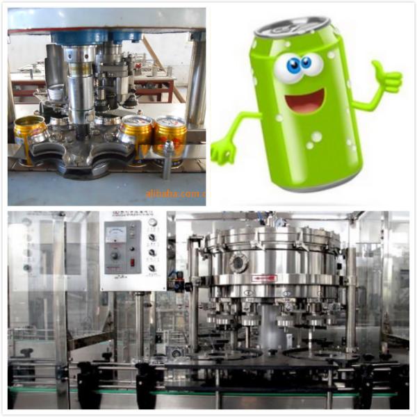 40 Heads 24000CPH Aluminum Can Filling Machine 9.7KW Tin Filling Machine