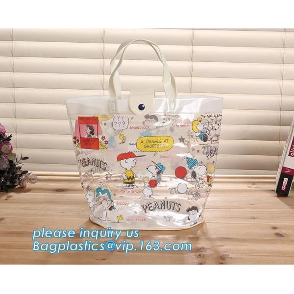 Transparent PVC Cosmetic Bag for carrying Makeup Toiletry Compact Size, luxury holographic PVC hanging travel cosmetic m