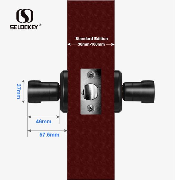 Bluetooth S1580 IC Card 304 Stainless Steel Fingerprint Door Locks