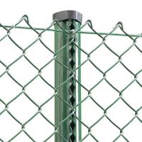 6 pies de altura de PVC revestido de cadena de enlace de diamantes malla de acero inoxidable alambre malla de cerca