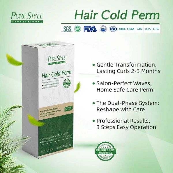 Natural OEM Hair  Perm Cream Raw Material Hair Perm Lotion Long Lasting Perming Cream for Hair