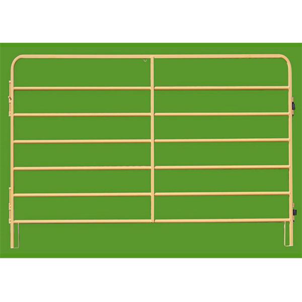 1800mm X 2100mm Livestock Fence Panels With Fully Welded Post Brackets