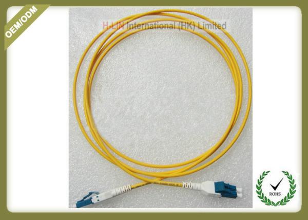 Multimode Fiber Optic Patch Cord , Duplex Fiber Optic Cable With Low Insertion Loss