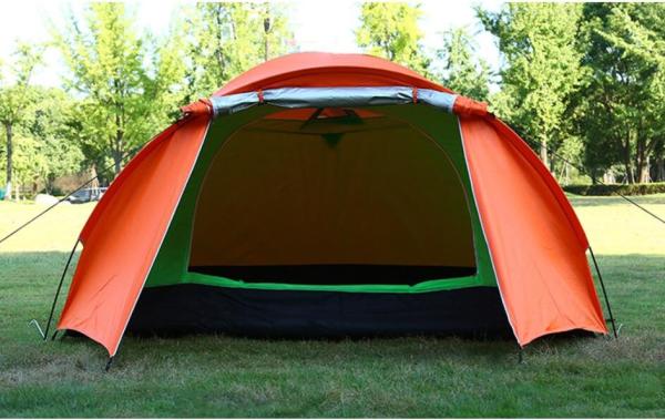 Double Layer Backpacking Tent Windproof Waterproof Dome Tent for Camping Hiking Travel Climbing Easy Set Up Tent(HT6061)