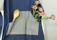 Bolsillo que empalma del algodón de los delantales de los trabajos del cocinero de las mujeres de los hombres de las correas del dril de algodón impermeable de la correa