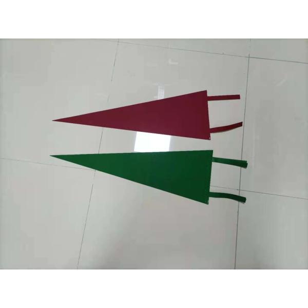 CMYK Printing OEM Triangle School Pennant Flag Digital Printing