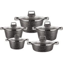 Multicolor 10Pcs Cookware Sets Nonstick Aluminum  Lightweight