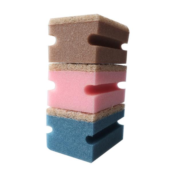 500%-750% de absorção de água Pads de limpeza de esponjas de celulose para lavagem de pratos ecológicos