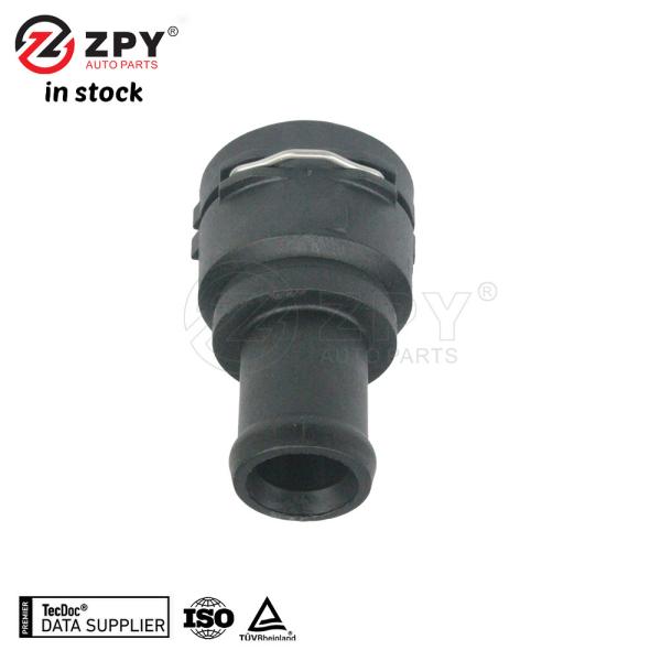 Flanche de tuyau de refroidissement ZPY Pour VW Volkswagen Golf Scirocco Audi A3 3B0 122 291B noir