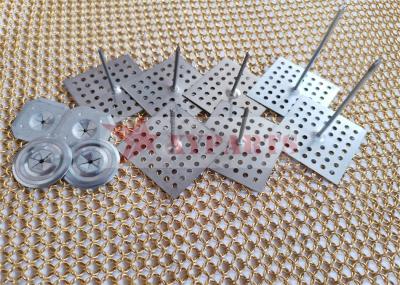 A isolação de aço inoxidável das lãs de vidro da fixação da isolação fixa para a parede externo