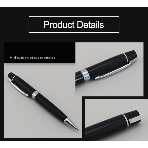 Business Office Metal Signature Pen 0.7mm Twist Type Aluminium Ball Pen
