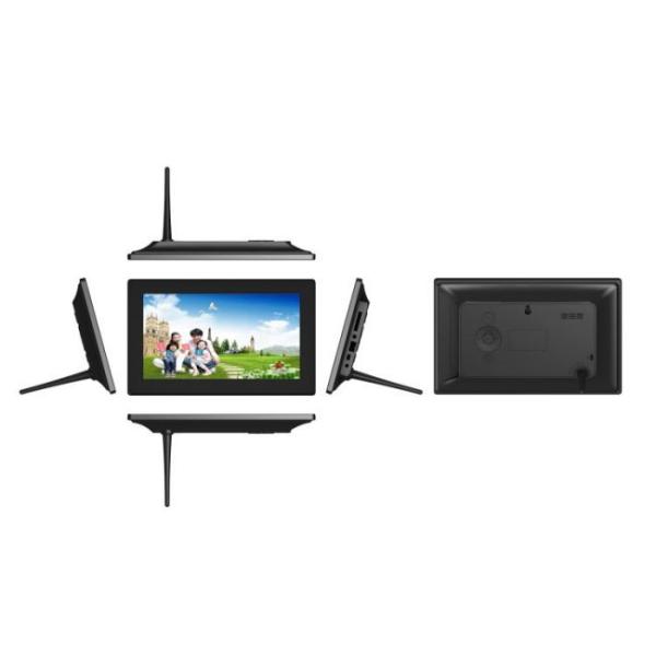 9 Inch ABS Frame Digital Picture Wood Photo Frames with Free Cloud Sharing App