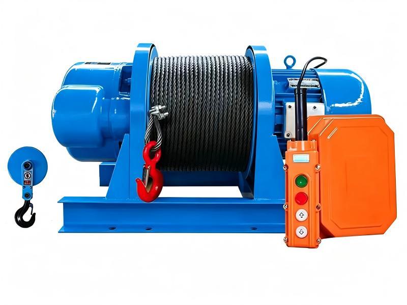 Explosion Proof Wire Rope Electric Winch Variable Frequency Wireless Remote Control Winch High Speed