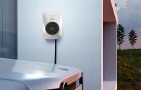 station de charge fixée au mur de 7.2kw EV sur le support avec le type - débouché 2