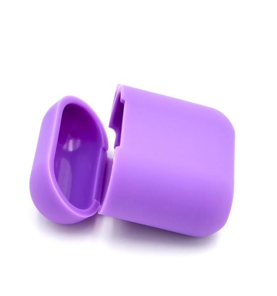 Macaron Color Silicone Cover With Keychain For Airpods 2nd 1st Charging