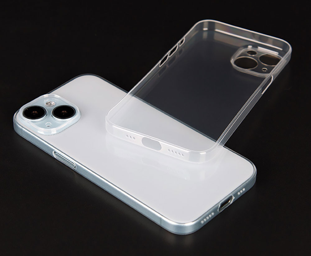 For Laudtec High-Grade Transparency Ultrathin Soft Phone Case for iPhone 16 15 14 13 12 11 Plus Pro Max 0.5 0.6Mm PP PC