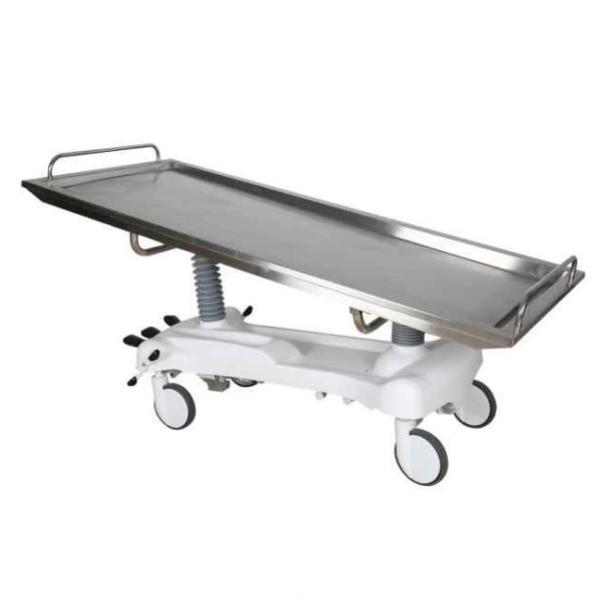 Heavy Duty Hydraulic Mortuary Stretcher 500lb Capacity Ergonomic Lift For Morgue / EMS