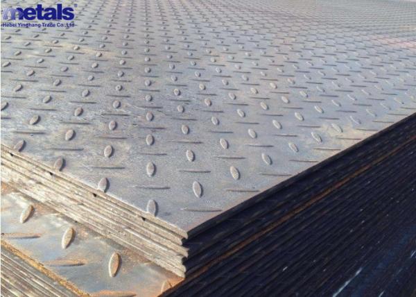 Hot Rolled Checkered Steel Sheet Q235B Q345 Diamond Plate