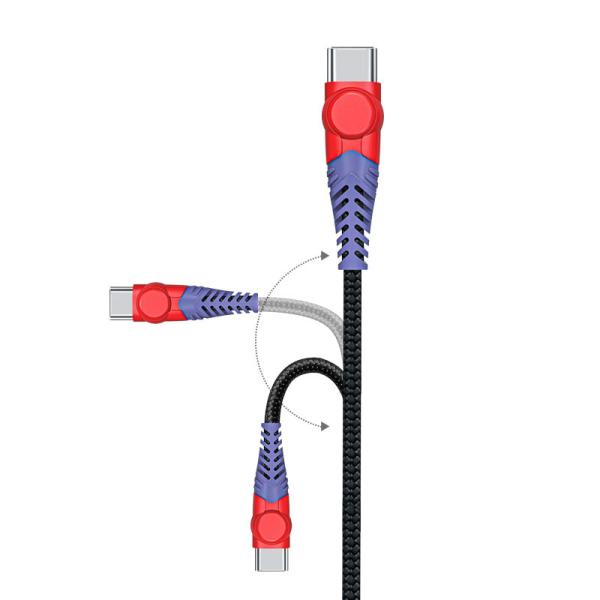 20V 3A PD Charger Kevlar USB-C to USB-C Cable,  6FT Super Stronge USB C Cable