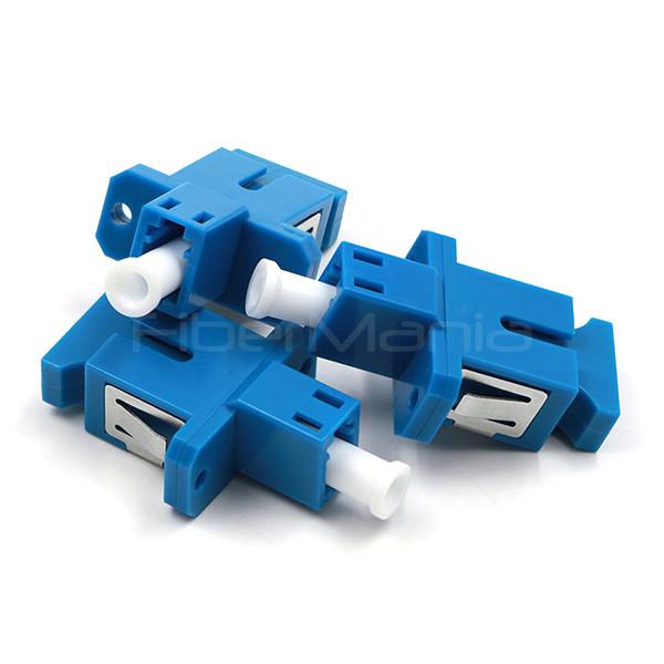 Cable de adaptador de fibra óptica de plástico simples de modo único LC macho para SC fêmea