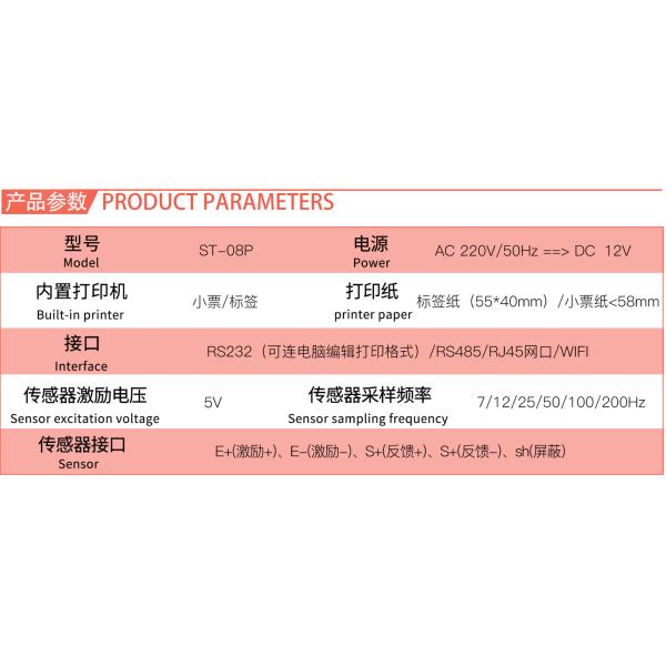 Industrial Stainless Steel Digital Scale Indicator With Printer