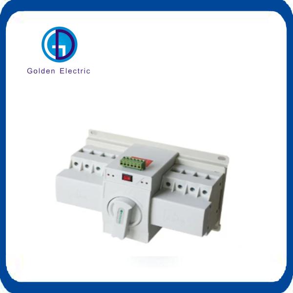 63A Interruptor de transferência solar automática de dupla saída resistente ao fogo com estrutura compacta