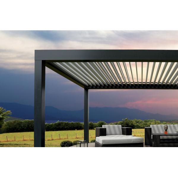 260mm Blade Adjustable Louvre Roof Aluminum Pergola