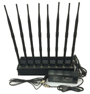 20W 8 Antennas High Power GPS/ WiFi/ 315/ 433 Jammer