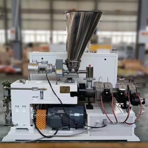 Lab Mini Twin-Screw Compounding Conical Plastic Extruder ZS35/76 Small Double