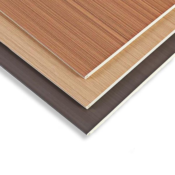 Waterproof Wood Veneer PVC Wall Panels Bamboo Fiber Slab Home Shop School Board