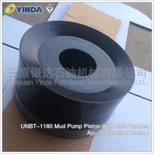 UNBT-1180 Mud Pump Piston With NBR Rubber Piston Pump Structure Oil Drilling