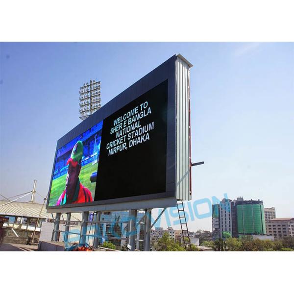 SMD3535 Billboard LED Display Advertising Screen 6500 Nits With Time Management