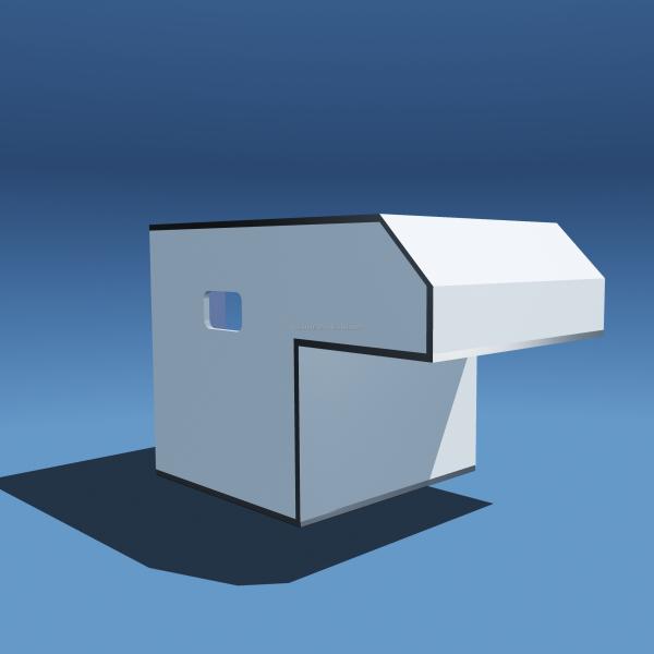 FRP Cabover Camper Truck Box для Ford Dodge Chevrolet GMC PickUp RV и автодома DIY