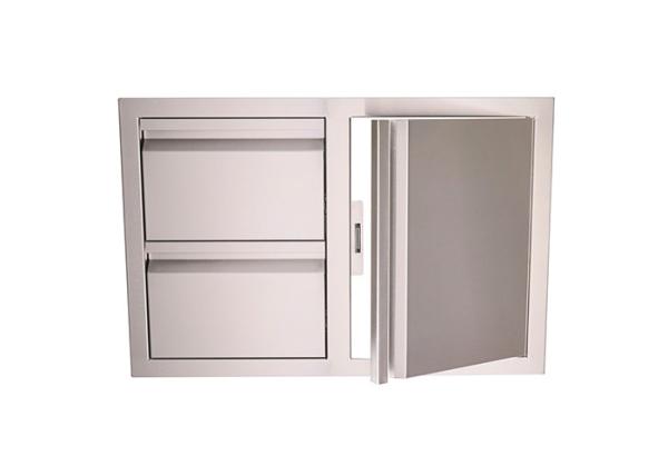 Bbq Island Outdoor Kitchen Door Drawer Combo Cabinet 33 Inch