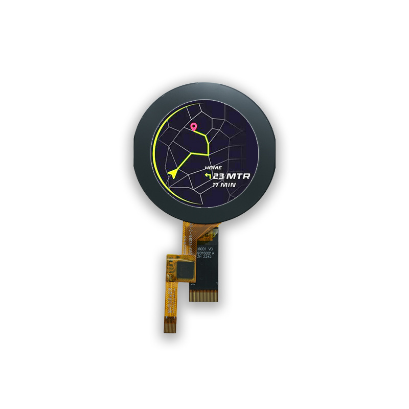 1.6-inch Round Industrial TFT Display with Capacitive Touch and Full-Viewing Angle