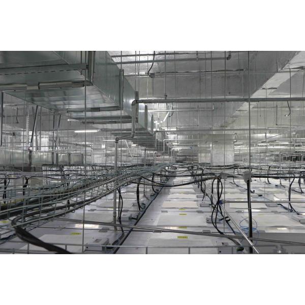 2x4 HEPA Flujo laminar FFU Unidad de filtro de ventilador de aluminio SUS304 Sistema de control de grupo inteligente