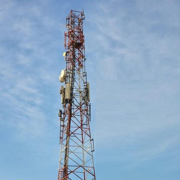 30m Gsm Cellular Telecommunication Antenna  Tower