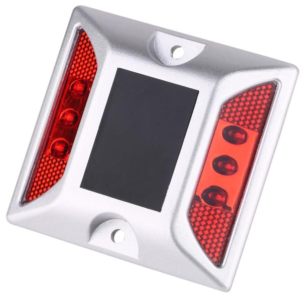 RoHS Certified Square 800 Meters Solar LED Road Studs , Solar Road Reflectors