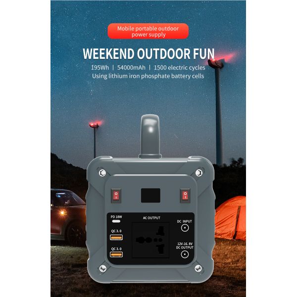 300W Portable Battery Power Station With MPPT Controller For Outdoor Adventures