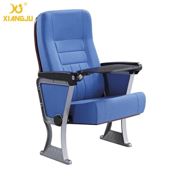 American Styles ABS Armrest Strong Aluminum Base Auditorium Chair With Writing Pad