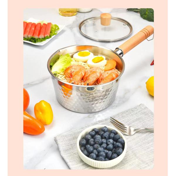 18 / Нержавеющая сталь 8 кухонь варя бак со стеклянной крышкой