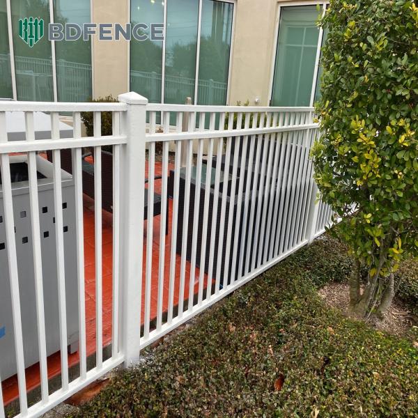 Anti-Graffiti Horizontal Tubular Fence Easy Clean Surface