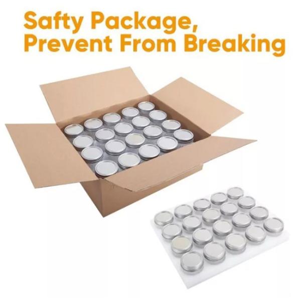 Wide Mouth Mini Caviar Glass Preserve Jars For Jam 100ml 40 Sets