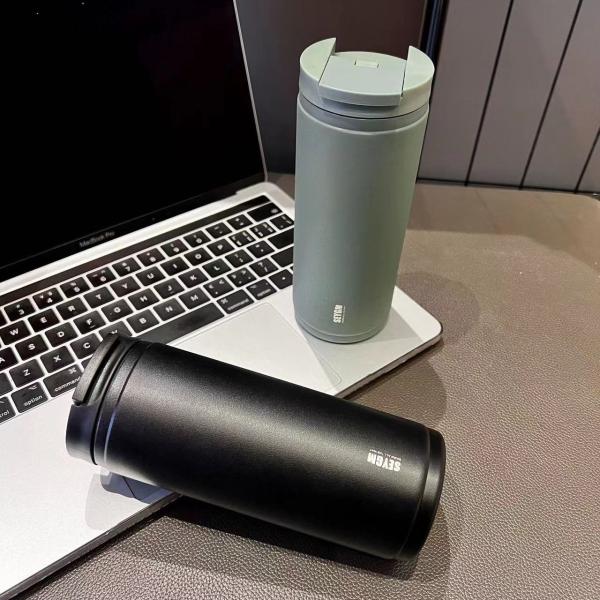 6-12 Hours Thermal Insulation Performance Stainless Steel Vacuum Coffee Travel Flask