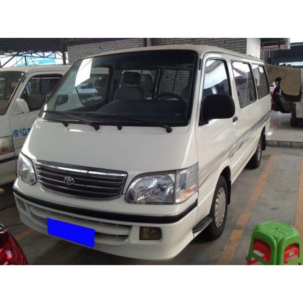 15 Seats Mini Bus Van , Van Mini Bus White High Roof Gasoline Engine
