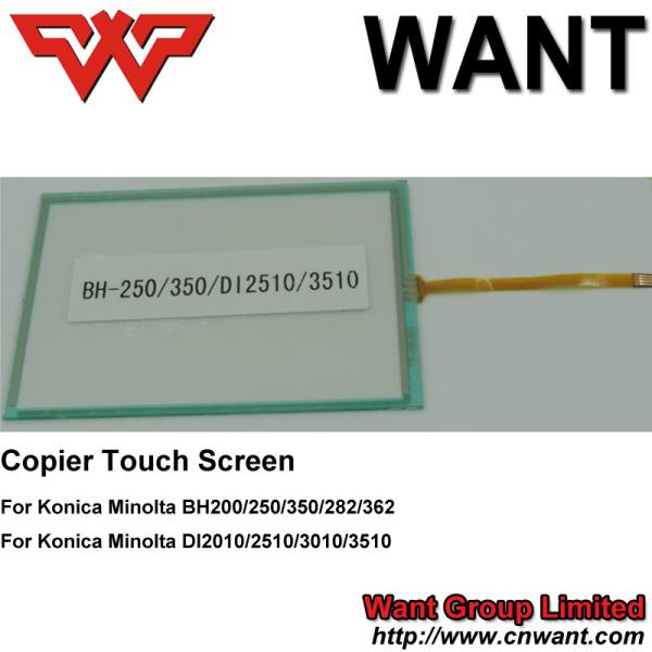 Copier Touch Screen BH200 BH250 BH350 copier touch panel For Konica Minolta Bizhub Photocopier Parts Factory price