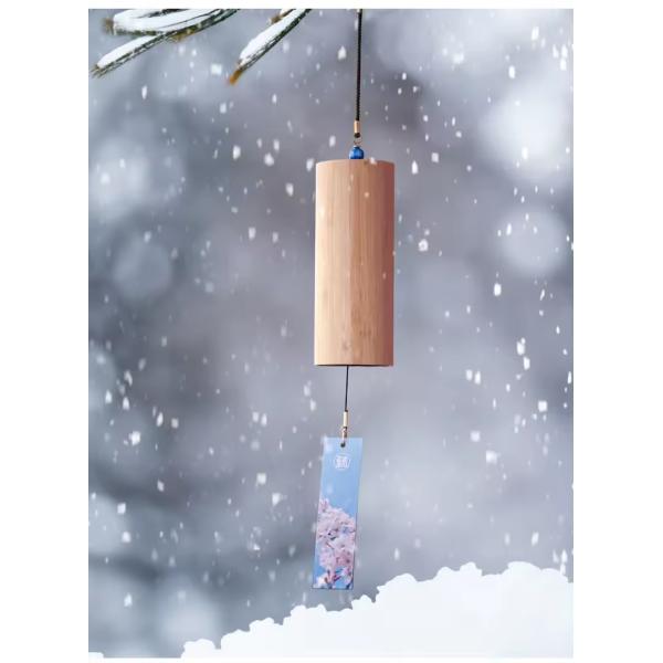 Campanillas de viento de bambú personalizadas Campanilla para sonido sanación meditación y emociones tranquilizadoras Decoración clásica del hogar Buen regalo