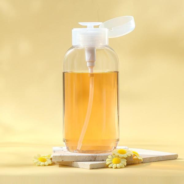 ISO9001 Certified PET Makeup Remover Bottle with Flip Cover and Customized Colors